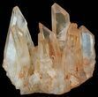 Tangerine Quartz Crystal Cluster - Madagascar #58883-1